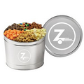 6 Way Snack Tins - Popcorn, Pretzels, & Party Mix (1.5 Gallon)